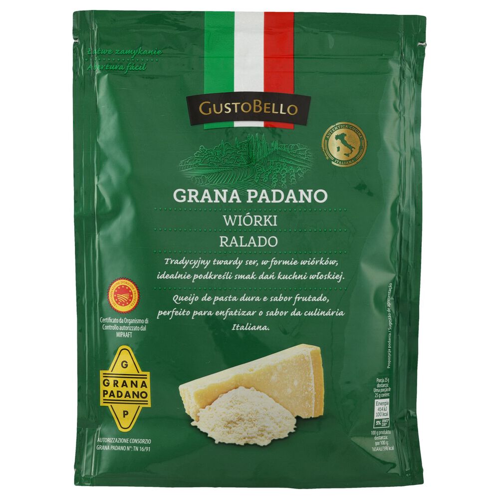 Gusto Bello Grana Padano wiórki 100 g. /szt.