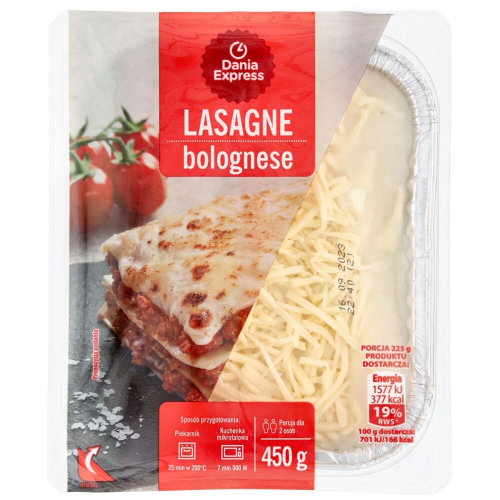 Dania Express Lasagne bolognese 450 g. /szt.