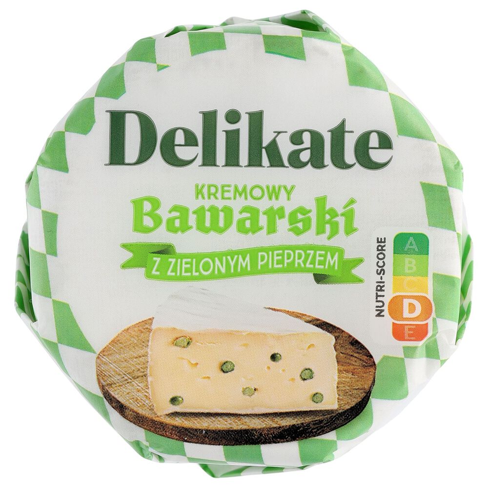 Delikate Kremowy bawarski ser z zielonym pieprzem 150 g. /szt.