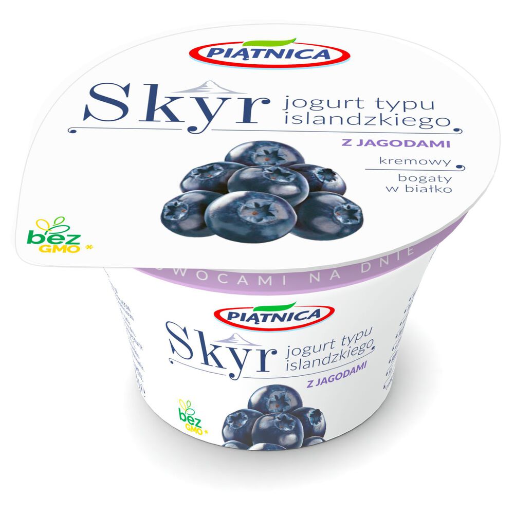 Piątnica Jogurt skyr z jagodami 150 g. /szt.