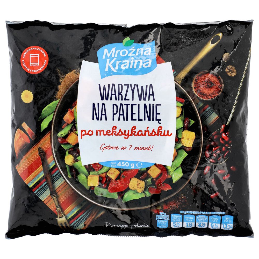 Mroźna Kraina Warzywa na patelnię po meksykańsku 450 g. /szt.