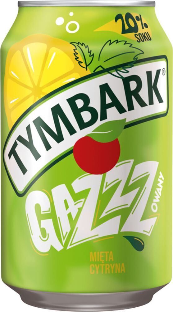 Tymbark gazzzowany Napój mięta cytryna 330 ml. /szt.