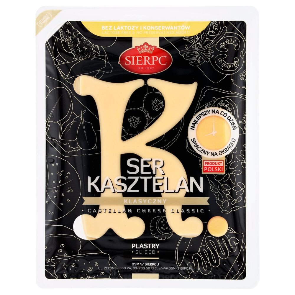 Sierpc Ser Kasztelan klasyczny 380 g. /szt.