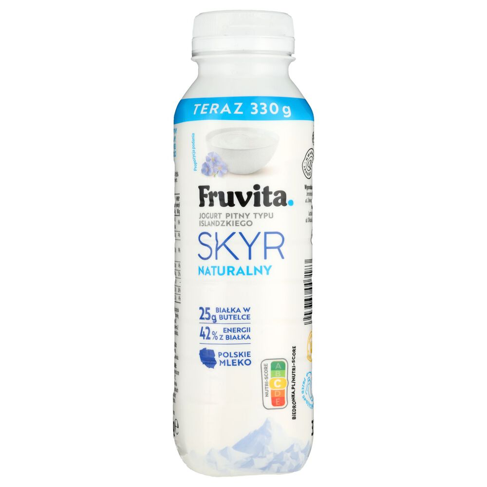 Fruvita Skyr naturalny 330 g. /szt.