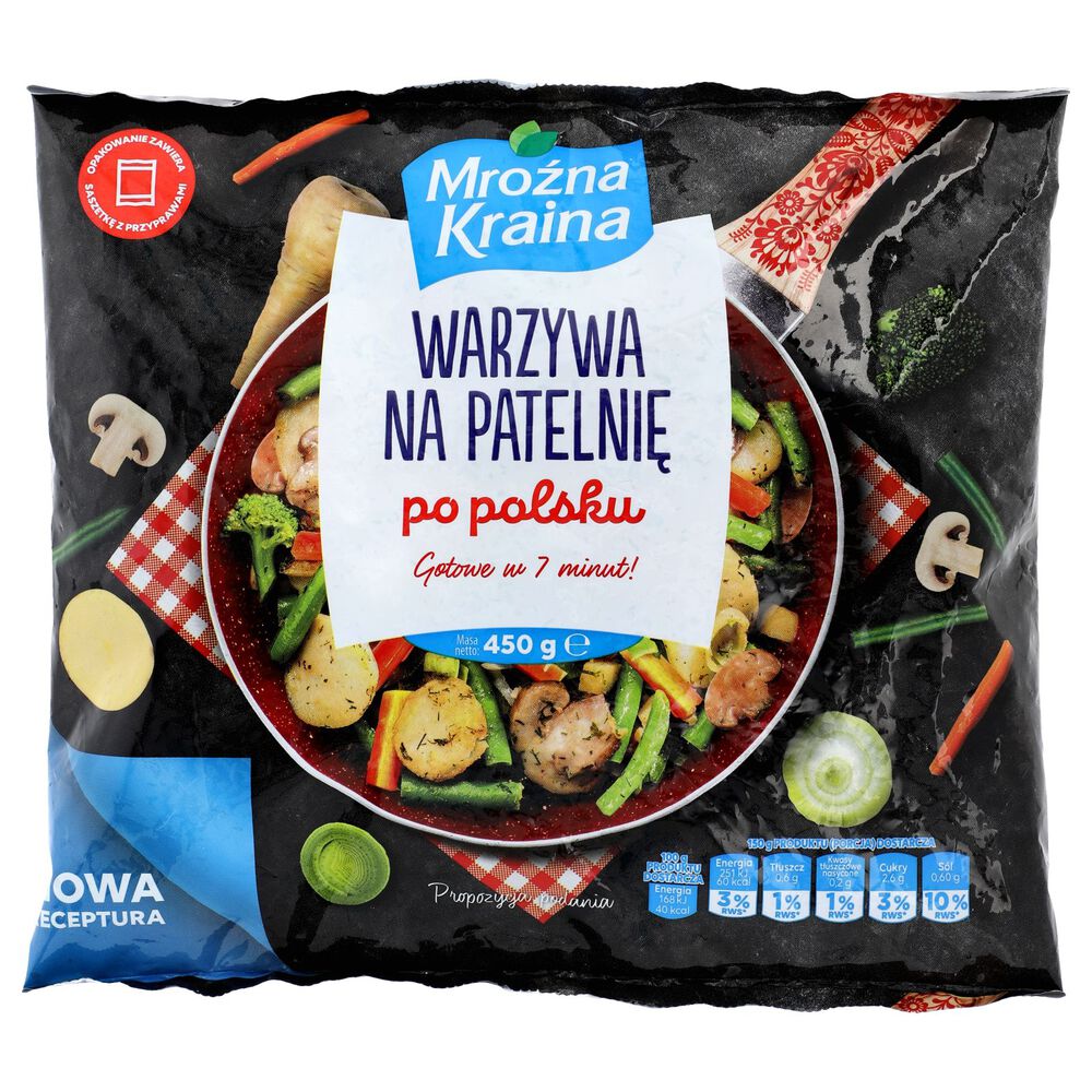 Mroźna Kraina Warzywa na patelnię po polsku 450 g. /szt.