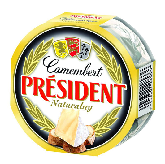 Président Camembert Naturalny 120g. /szt.