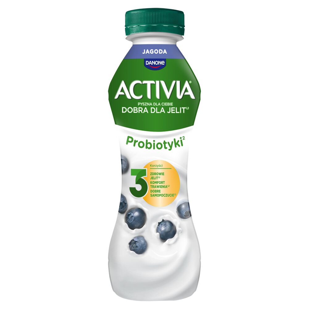 Activia Jogurt pitny jagoda 280 g. /szt.