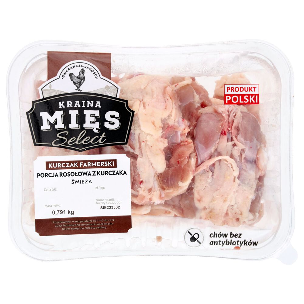 Kraina Mięs Select Kurczak farmerski porcja rosołowa z kurczaka kg. /kg
