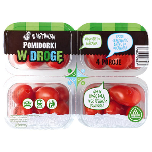 Pomidorki w drogę opak. 4x100 g. /szt.