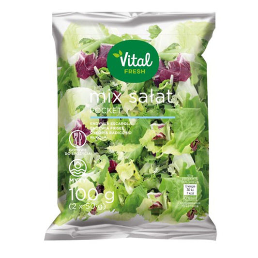 Vital Fresh Mix sałat pocket 2x50 g. /szt.