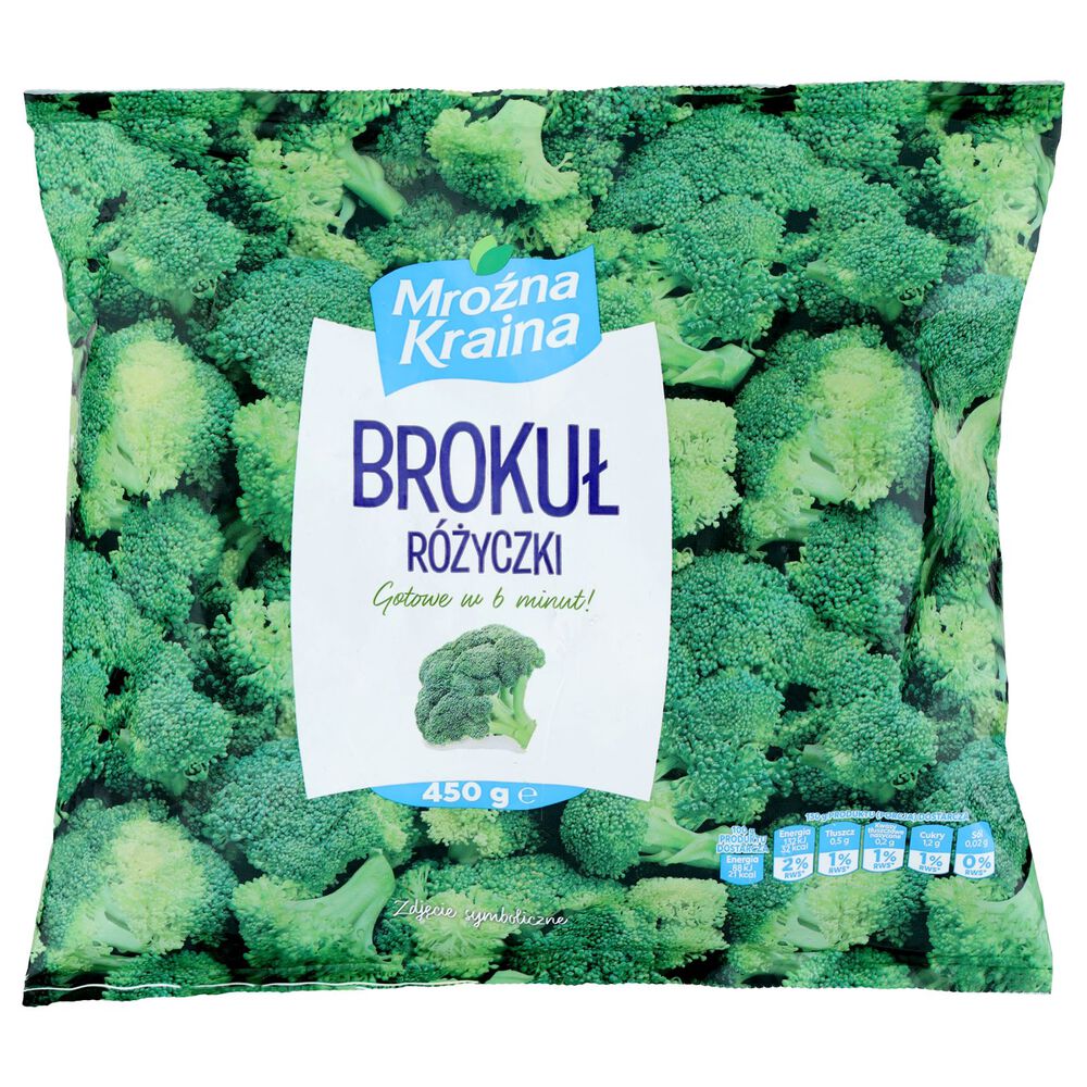 Mroźna Kraina Brokuł różyczki 450 g. /szt.