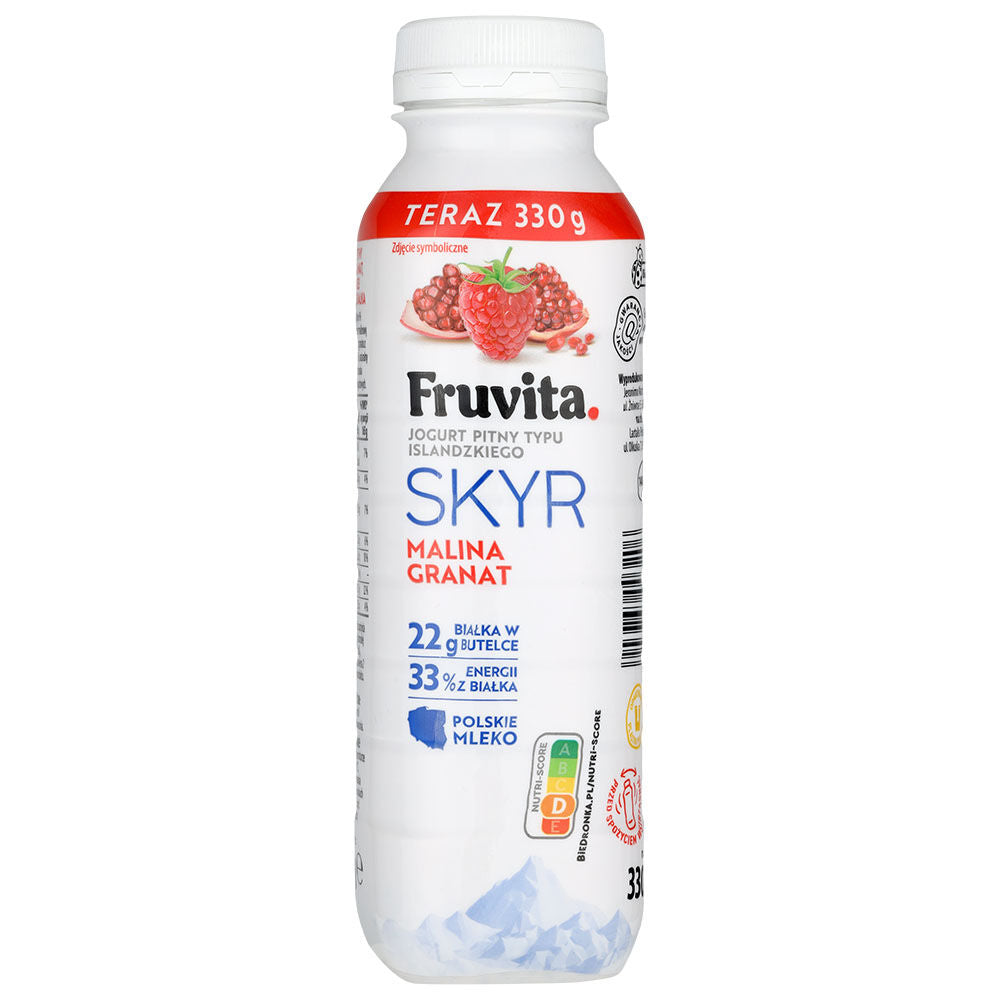 Fruvita Skyr malina-granat 330 g. /szt.
