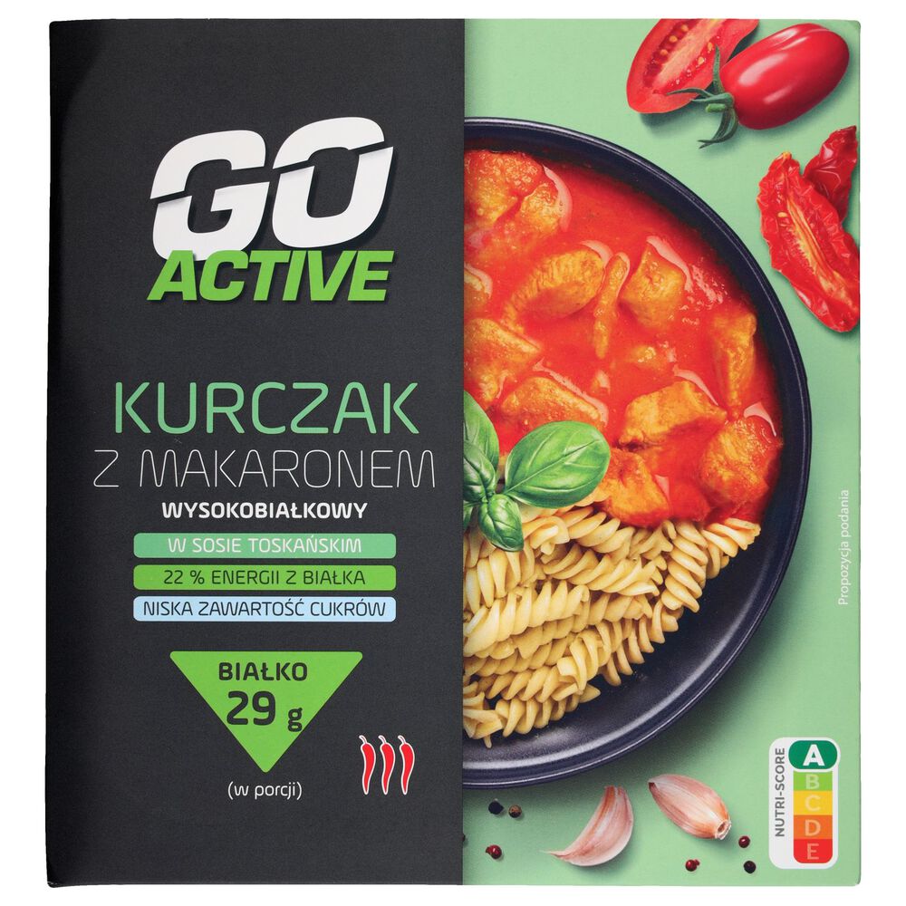 Go Active Kurczak z makaronem w sosie toskańskim 420 g. /szt.