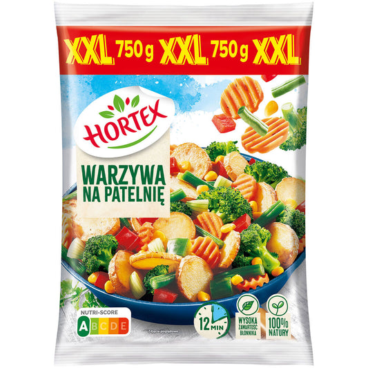 Hortex XXL Warzywa na patelnię 750 g. /szt.